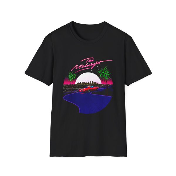 The Midnight Car/Moon Unisex Softstyle T-shirt