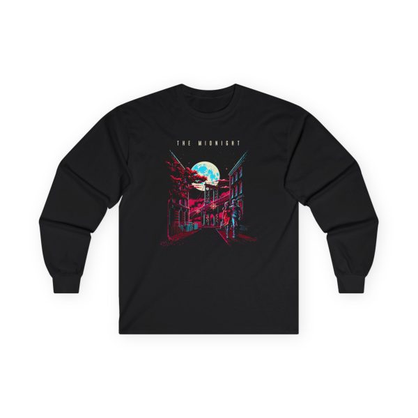 The Midnight 8-Bit Bridge Unisex Ultra Cotton Long Sleeve Tee