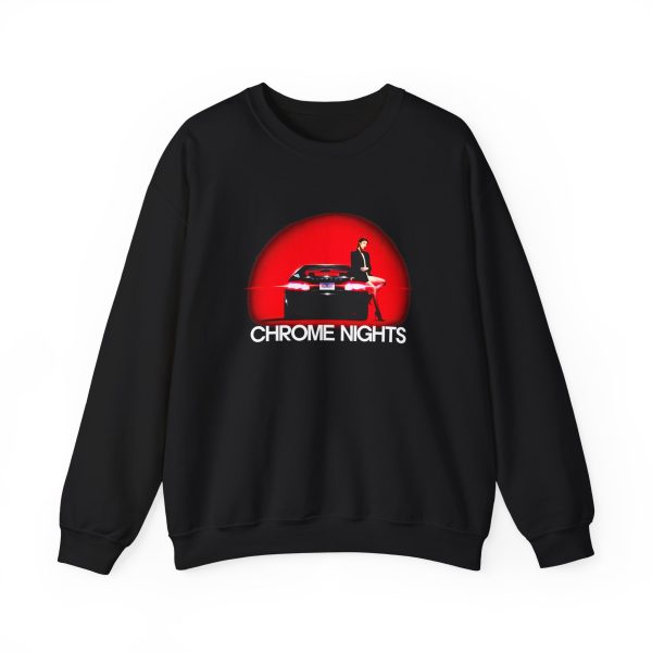 The Midnight x Chromeo Unisex Heavy Blend™ Crewneck Sweatshirt