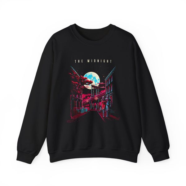 The Midnight 8-Bit Bridge Unisex Heavy Blend™ Crewneck Sweatshirt