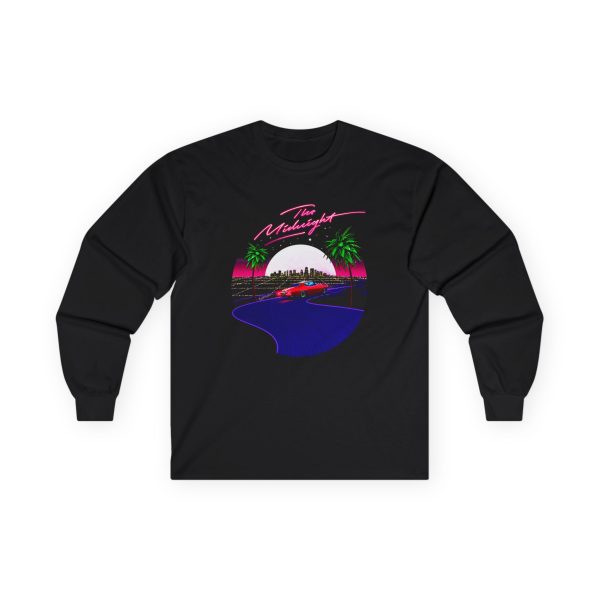 The Midnight Car/Moon Unisex Ultra Cotton Long Sleeve Tee
